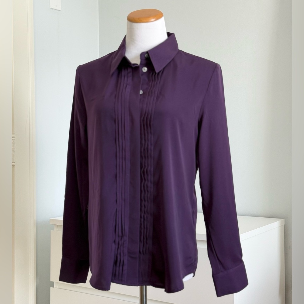 Banana Republic Factory 
Deep Purple Button Down Shirt